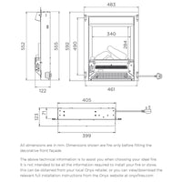 Gazco Onyx Mirage 40i Wave Electric Fire - Showroom Exclusive