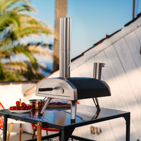 Ooni Fyra 12 Portable Wood-fired Outdoor Pizza Oven - Free Cover Included worth Â£35.00