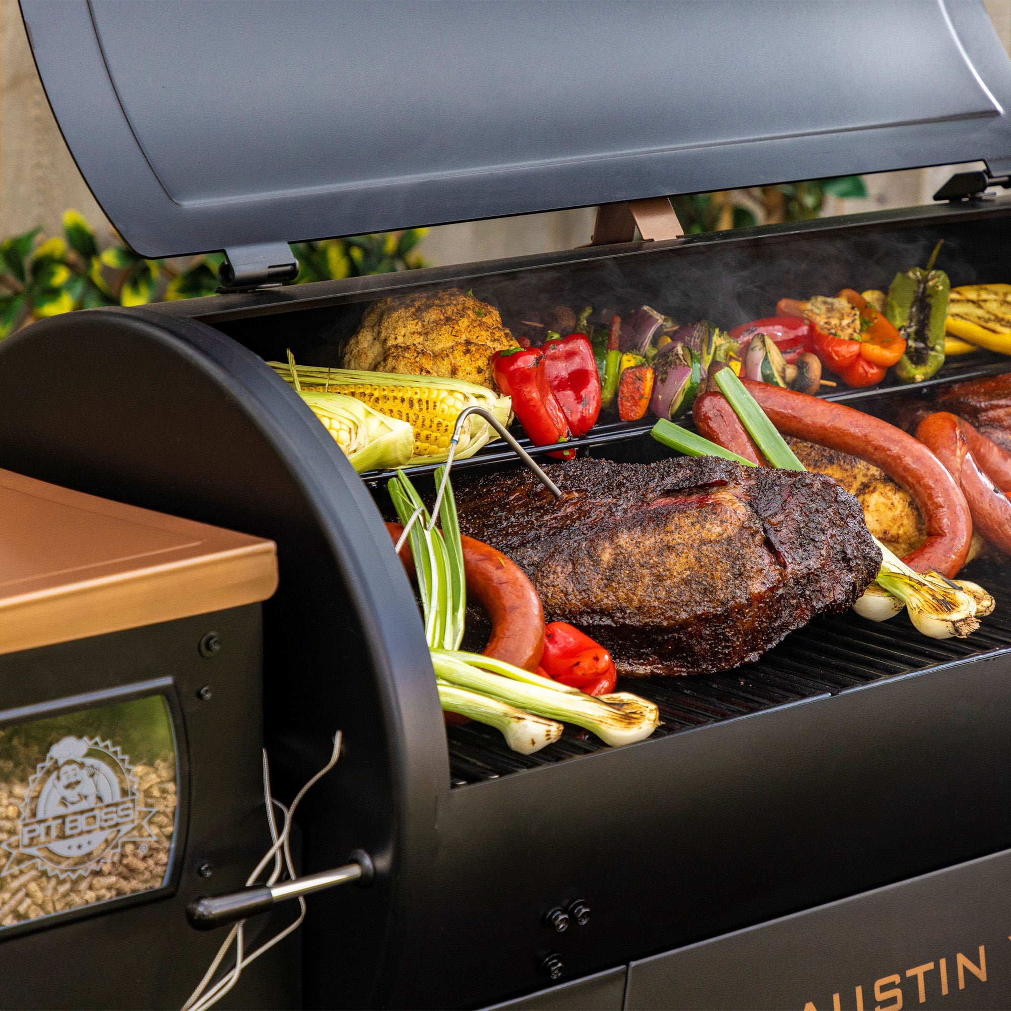 Pit Boss Austin XL Wood Pellet Smoker - Onyx Edition - Includes Free Cover