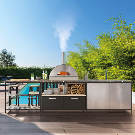 Fontana Riviera Build in Wood Fired Pizza Oven
