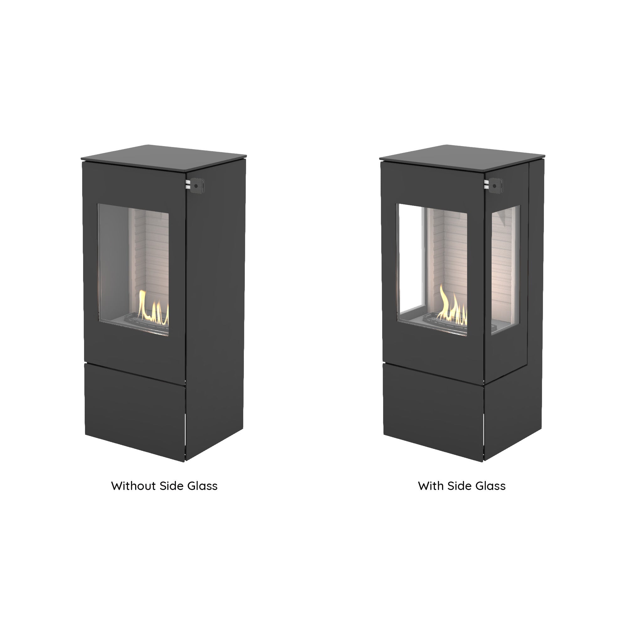 Rais Nexo 100 Bio Stove - Glass Door