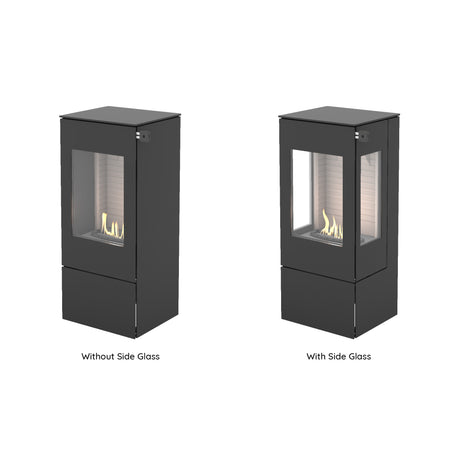 Rais Nexo 100 Bio Stove - Glass Door