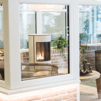 Rais Viva L 100 Bio Stove - Classic Steel Framed Door