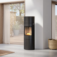 Rais Viva L 140 Bio Stove - Classic Steel Framed Door
