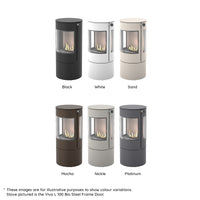 Rais Viva L 100 Bio Stove - Classic Steel Framed Door