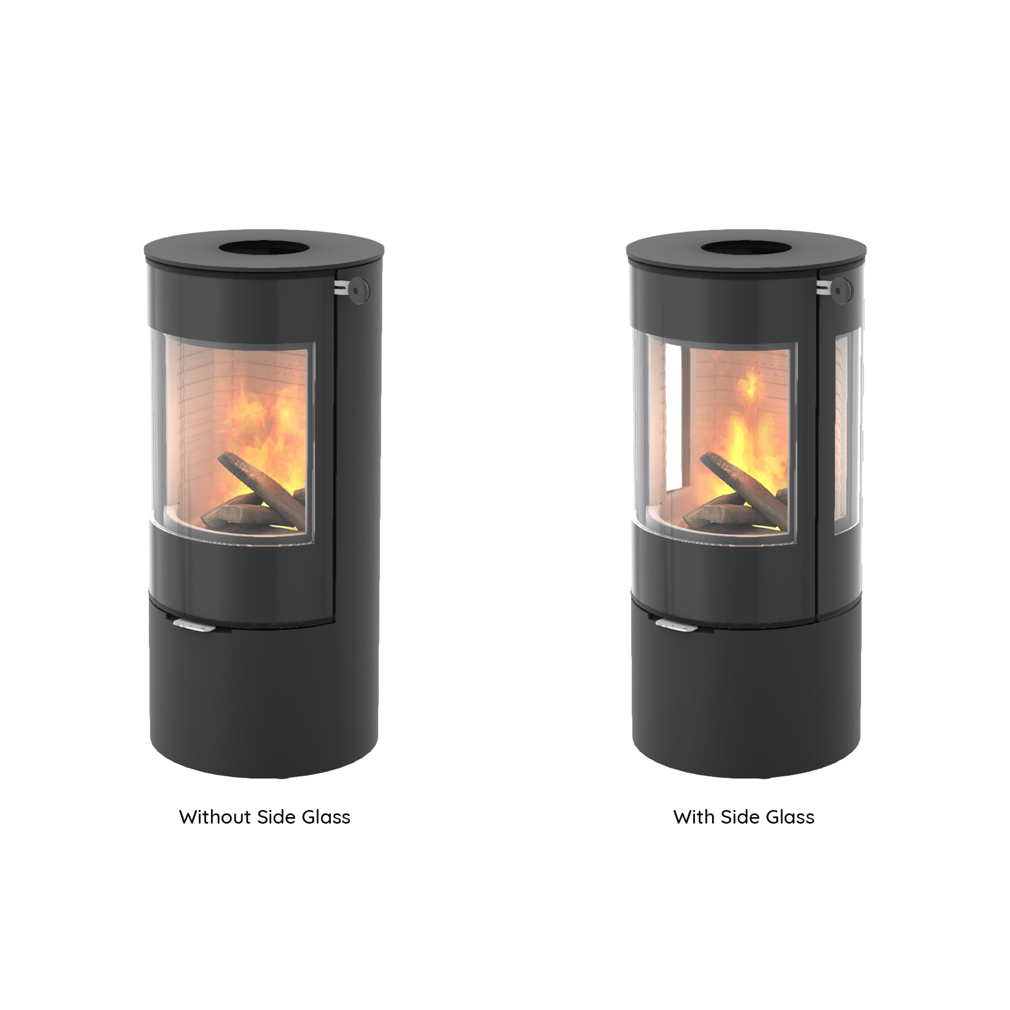 Rais Viva L 100 Bio Stove - Glass Door