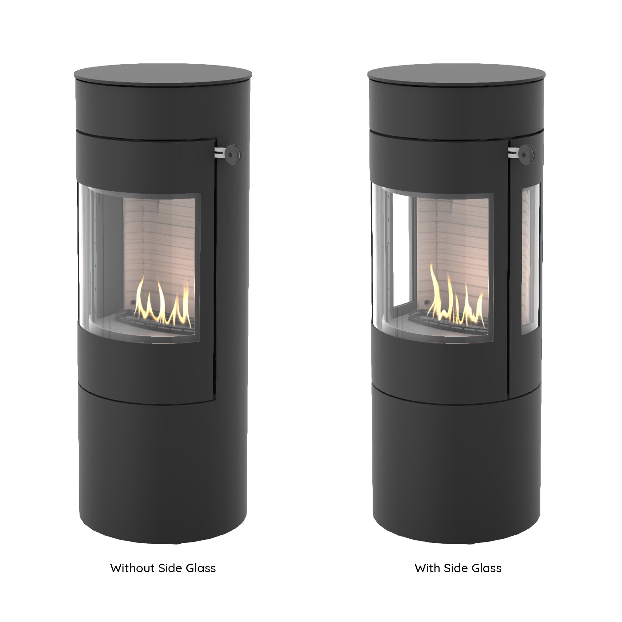 Rais Viva L 120 Bio Stove - Classic Steel Framed Door