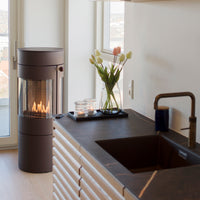 Rais Viva L 120 Bio Stove - Classic Steel Framed Door