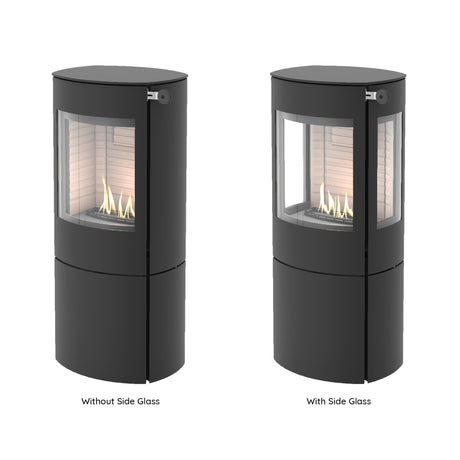 Rais Caro 110 Bio Stove - Classic Steel Framed Door