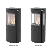 Rais Caro 110 Bio Stove - Classic Steel Framed Door