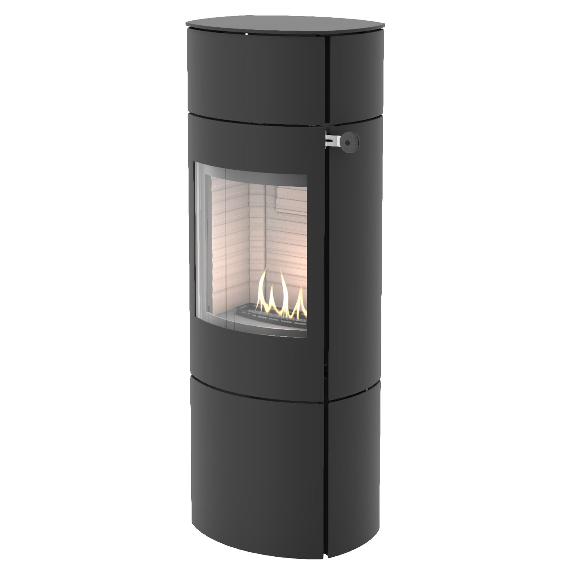 Rais Caro 130 Bio Stove - Classic Steel Framed Door
