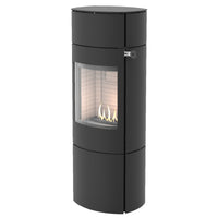 Rais Caro 130 Bio Stove - Classic Steel Framed Door