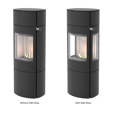 Rais Caro 130 Bio Stove - Classic Steel Framed Door