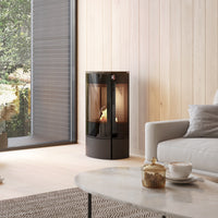 Rais Caro 90 Bio Stove - Glass Door