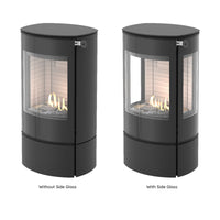 Rais Caro 90 Bio Stove - Glass Door