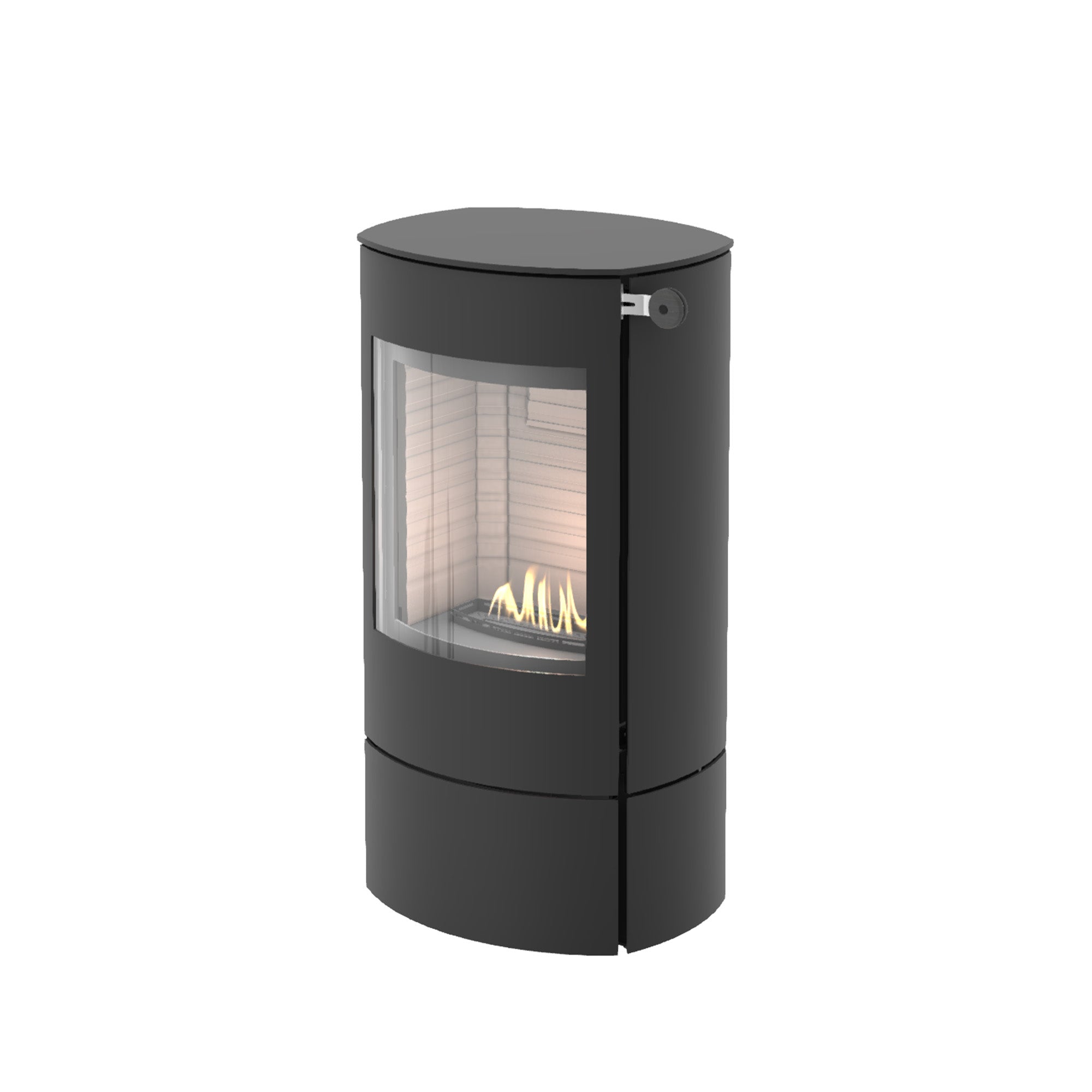 Rais Caro 90 Bio Stove - Classic Steel Framed Door