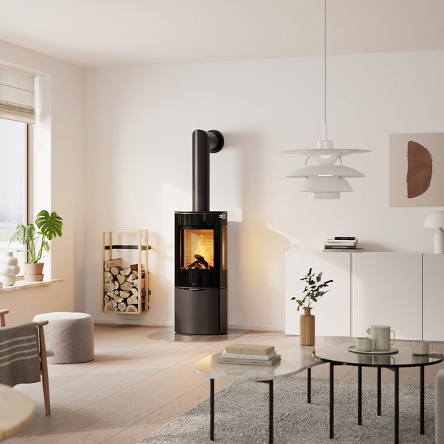 Rais Caro 110 Wood Burning Stove - Glass Door - Bell – Bell of Northampton