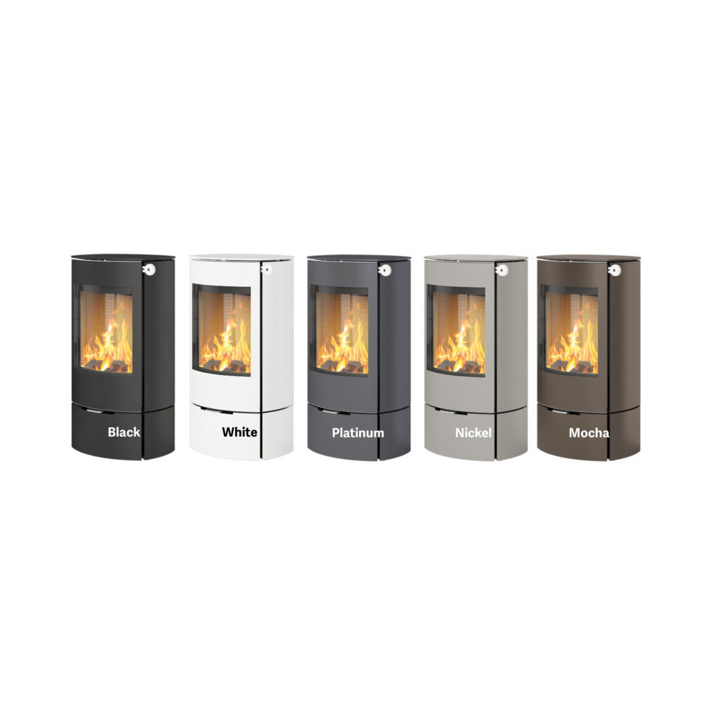 Rais Caro 130 Wood Burning Stove - Glass Door