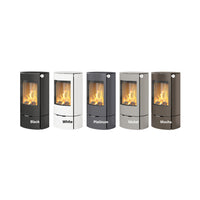 Rais Caro 130 Wood Burning Stove - Glass Door