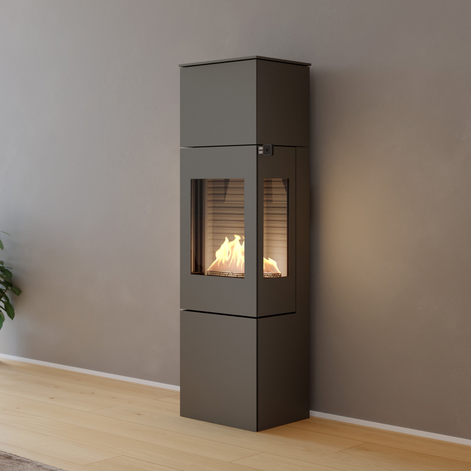 Rais Nexo 160 Bio Stove - Steel Framed Door