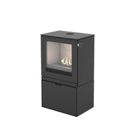 Rais Q-TEE 2 Bio Stove - Steel Framed Door