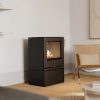 Rais Q-TEE 2 Bio Stove - Steel Framed Door