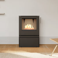 Rais Q-TEE 2 Bio Stove - Steel Framed Door