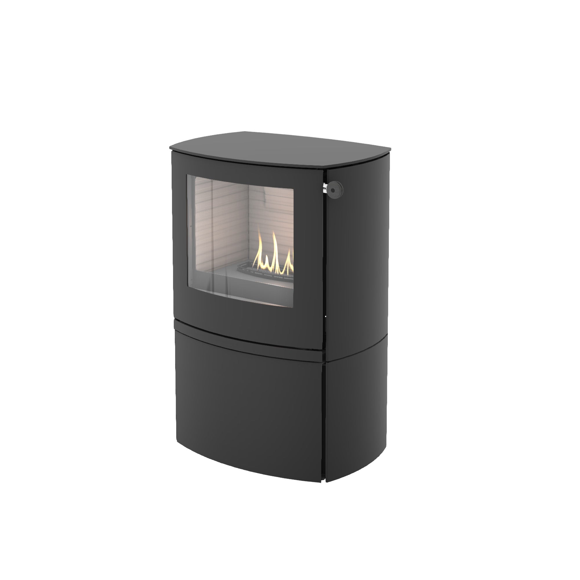 Rais Q-TEE 2 C Bio Stove - Steel Framed Door