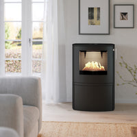Rais Q-TEE 2 C Bio Stove - Steel Framed Door