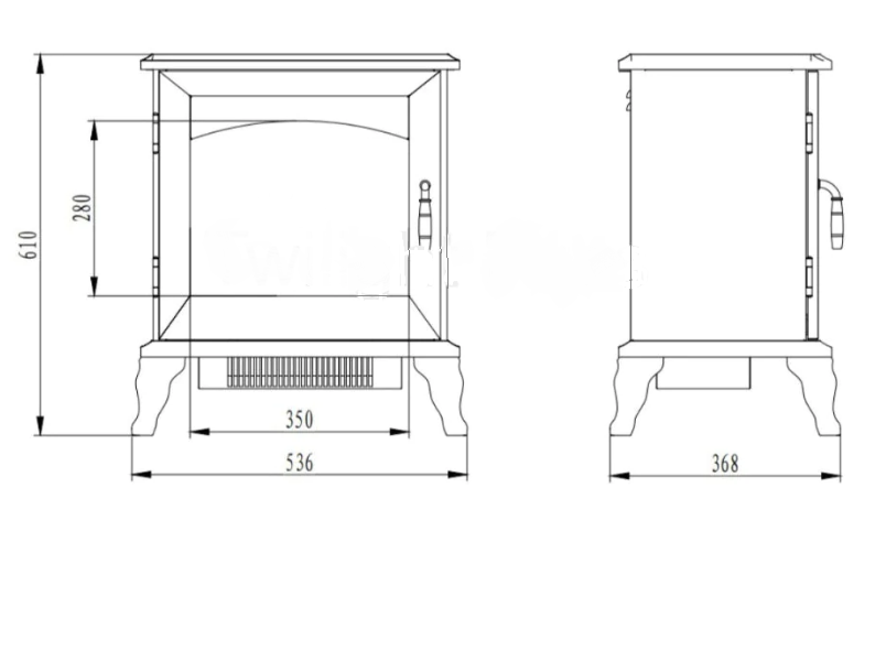 OER Flametek Reo Electric Stove