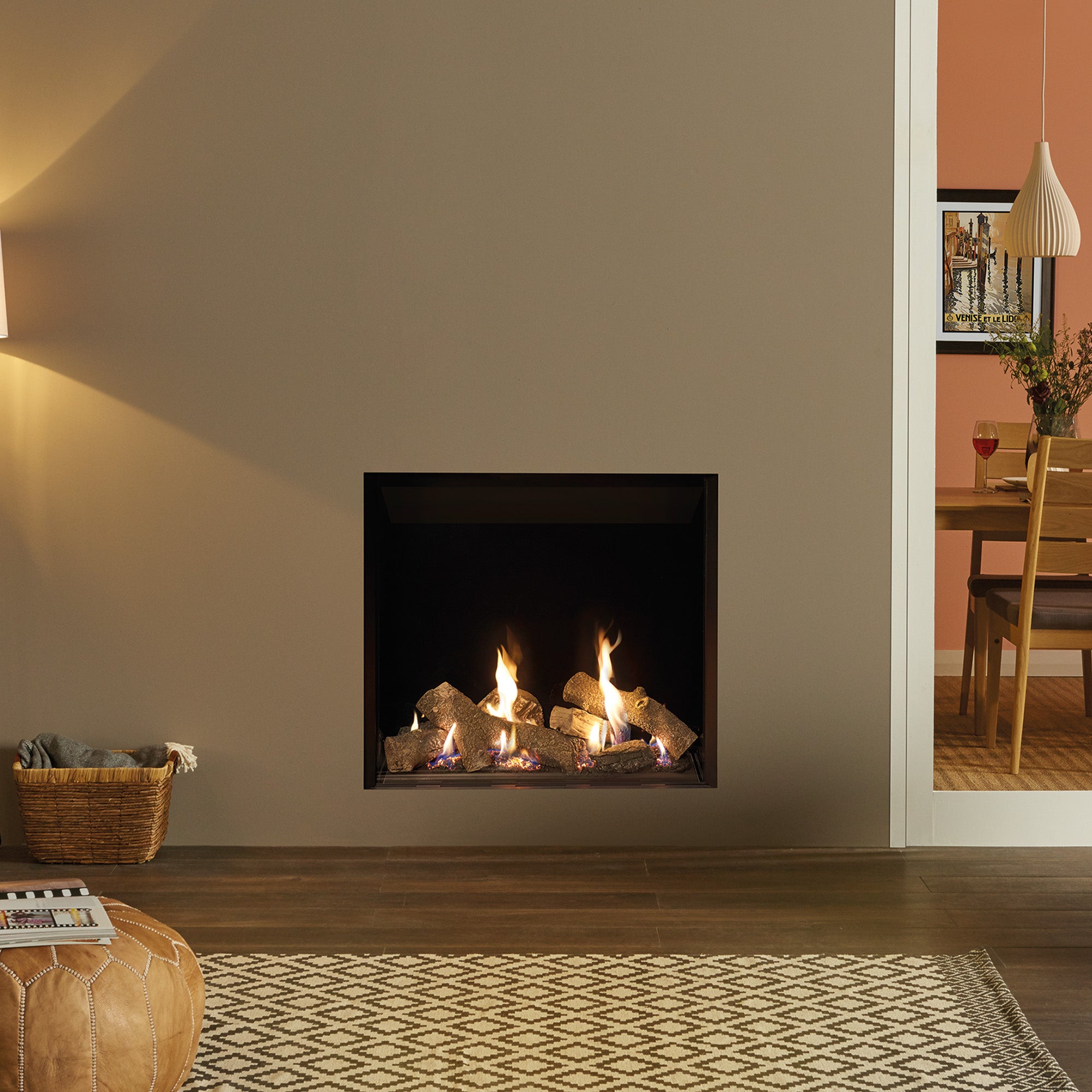 Gazco Riva2 750HL Inset Gas Fire - Conventional Flue - Natural Gas