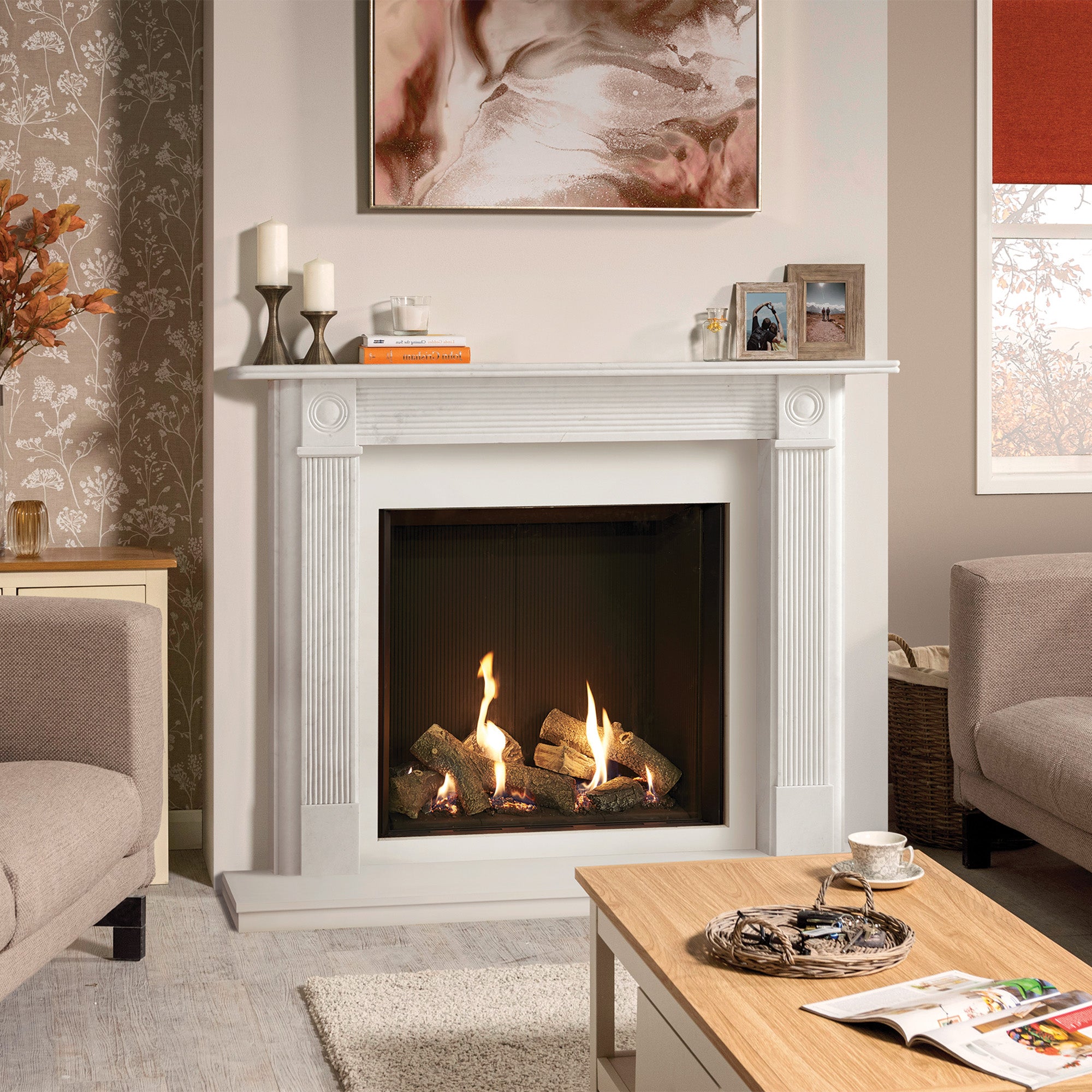 Gazco Riva2 750HL Inset Gas Fire - Conventional Flue - Natural Gas