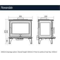 ACR Rowandale 5kW Multi fuel Stove - EcoDesign Ready