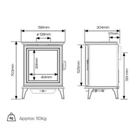 Stovax Sheraton 5 Wide Multi Fuel Stove