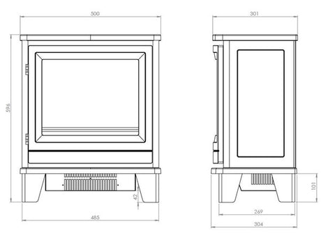 Solus Horizon Freestanding Electric Stove