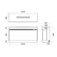 Solus VS100 Electric Inset Fire - Showroom Exclusive