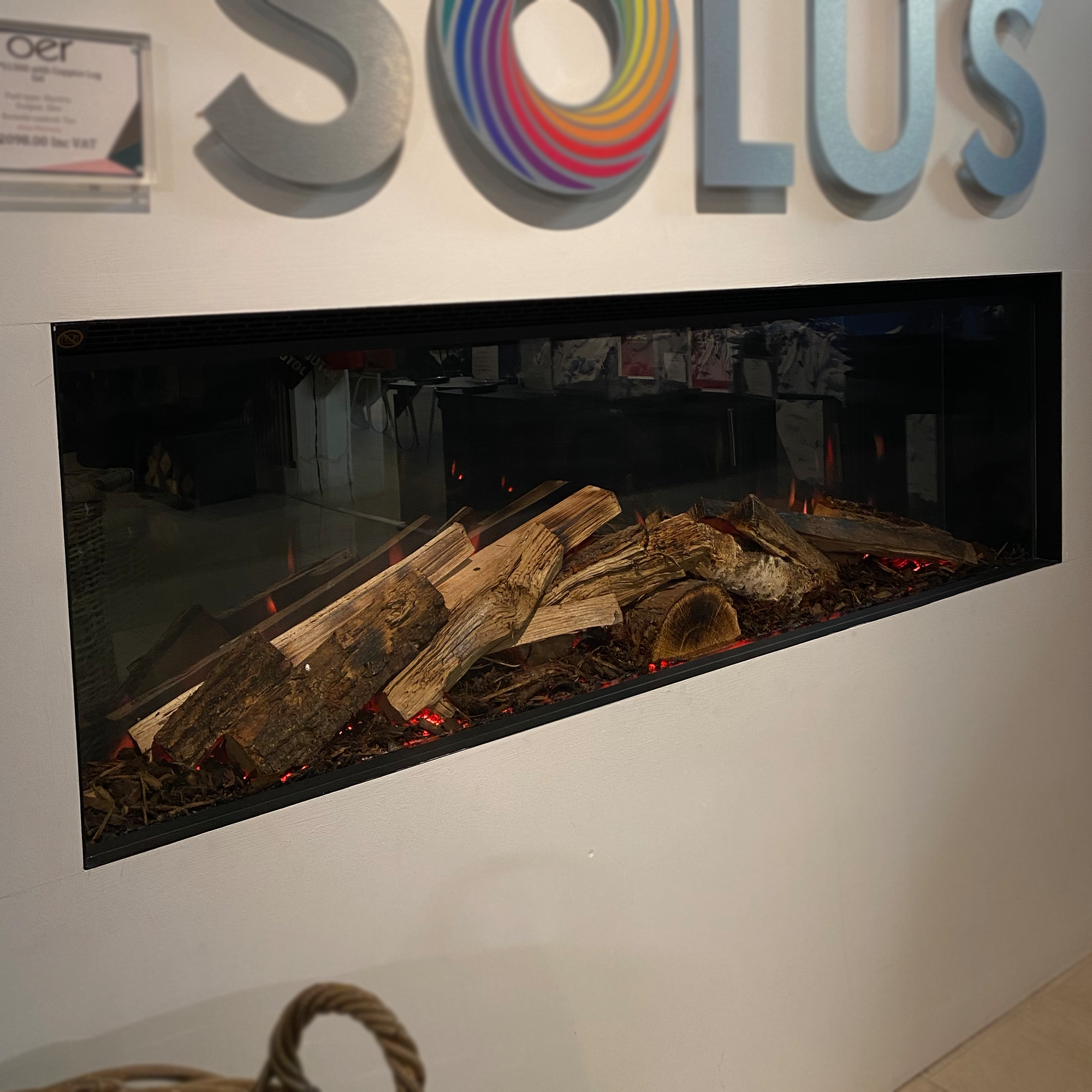 Solus VS130 Electric Inset Fire - Ex Display