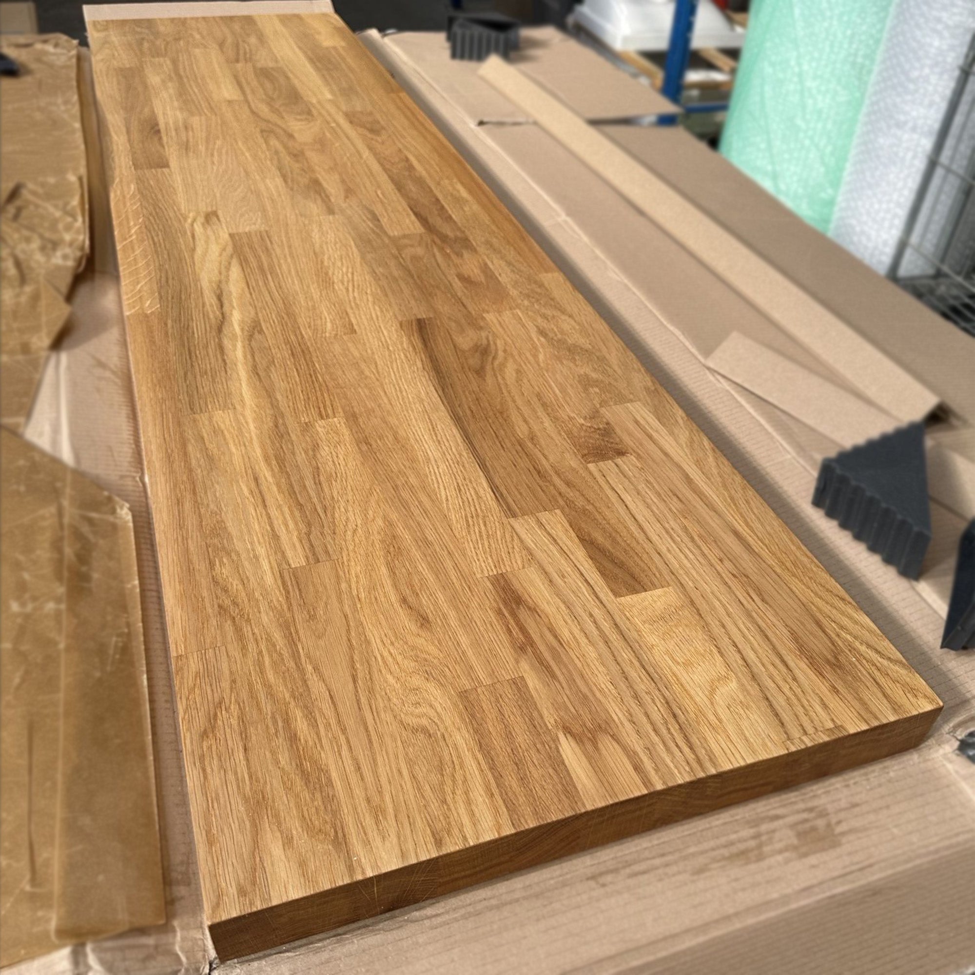 Spekva Prima Oak Neutral Oil Breakfast Bar - 40mm x 1536 x 400mm - Clearance