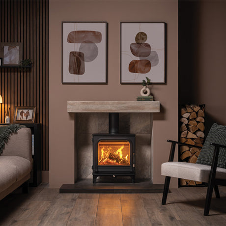 Stovax Onyx Athos 5 Wood Burning Stove - Showroom Exclusive