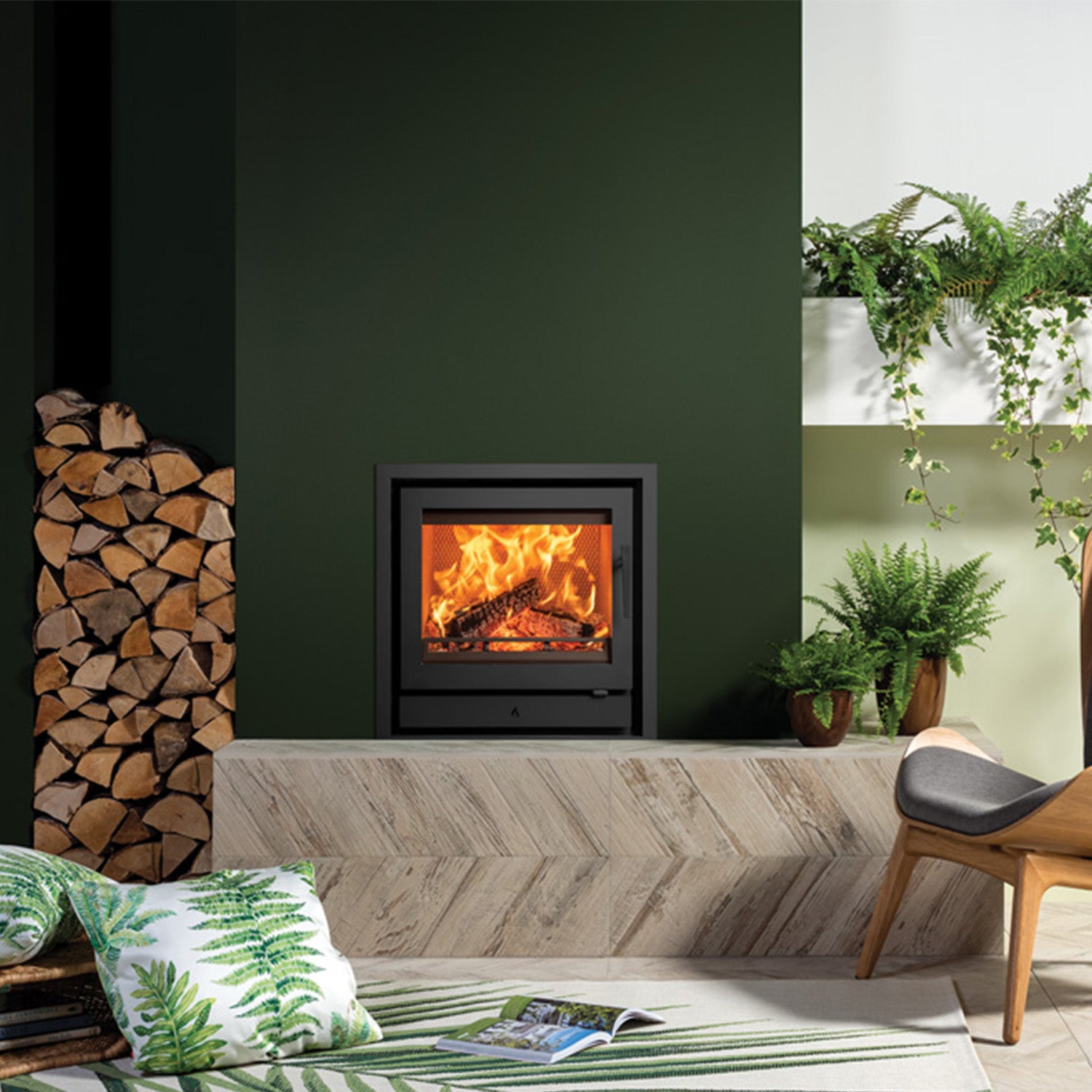 Stovax Riva2 50 Inset Fire - Wood Burning - Showroom Exclusive