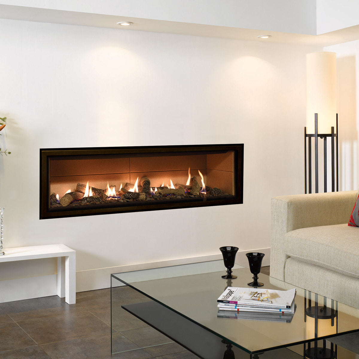 Gazco Gas Fires - Studio 3 Glass Fronted Inset Gas Fire - Balanced Flue ...