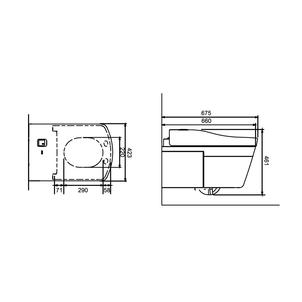 TOTO Neorest EW 2.0 Wall Mounted Washlet and Toilet Pan Bundle