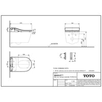 TOTO RW Washlet Smart Shower Floor Standing Toilet Bundle - Available in Various Colours