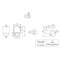 Villeroy & Boch Elements Tender Tumbler Holder - Wall Mounted - Available In Various Colours