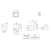 Villeroy & Boch Elements Striking Tumbler Holder Wall Mounted - Available In Various Colours