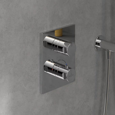 Villeroy & Boch Universal Dual Outlet Concealed Thermostat Valve - Available In Various Colours