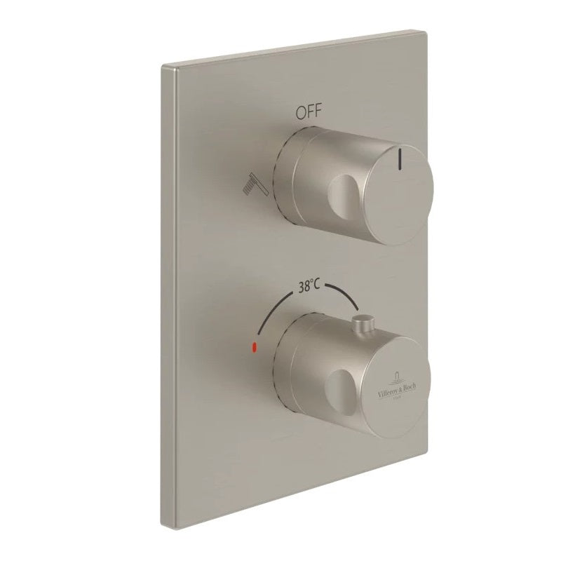 Villeroy & Boch Universal Dual Outlet Concealed Thermostat Valve - Available In Various Colours