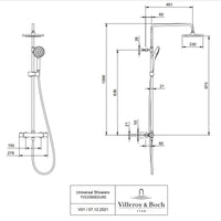 Villeroy & Boch Universal Shower System - Chrome