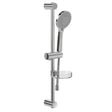 Villeroy & Boch Universal Shower Set Chrome - Includes Riser Rail, Hose & Round Hand Shower