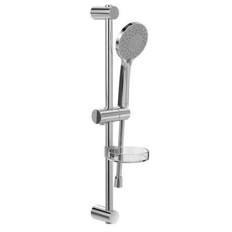 Villeroy & Boch Universal Shower Set Chrome - Includes Riser Rail, Hose & Round Hand Shower